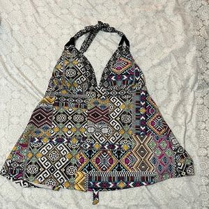 Women’s Mossimo Boho Halter Tankini ~ Size Small ~ so very cute